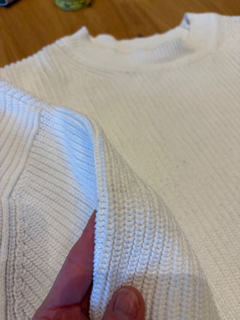 Banana Republic Oversized White 100% Cotton Sweater - Picture 9 of 9